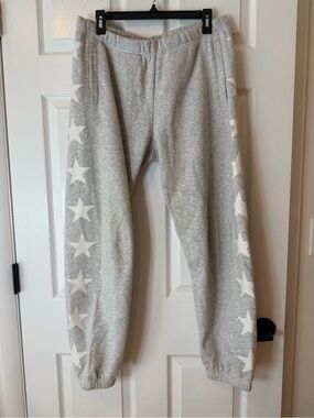 Starfit Gray Star-Trim Joggers Missing Tag